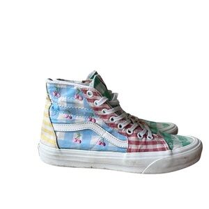 VANS Spring Colored Patchwork Sk8r Hightop Sneakers women’s 7.5